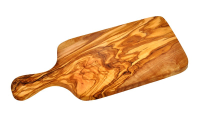 Olive Wood Paddle Chopping Cheese Board