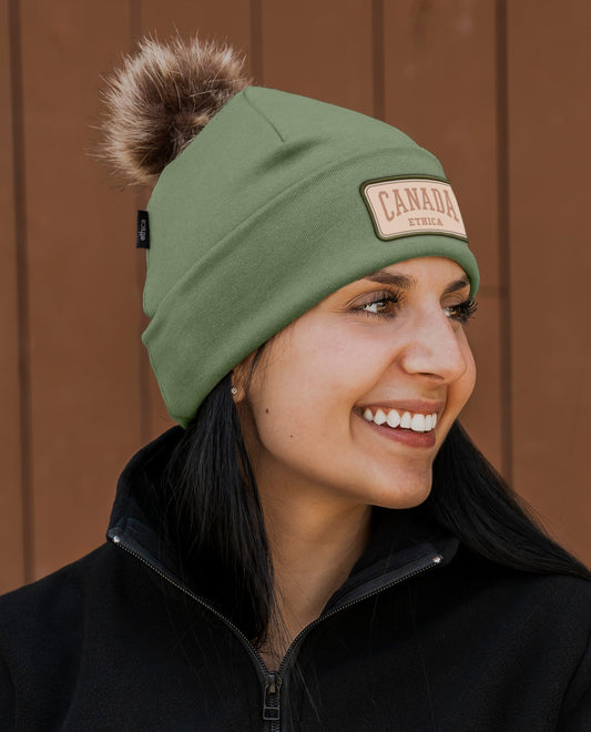 Unisex pom pom toque * Made in Canada
