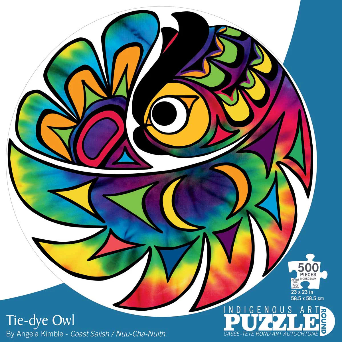 Indigenous Art 500 Piece Round Puzzle