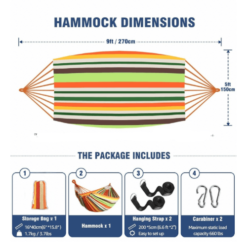 Brandable Rainbow Hammock