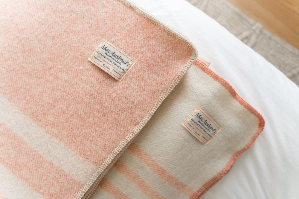All-Canadian Striped Throw Blanket