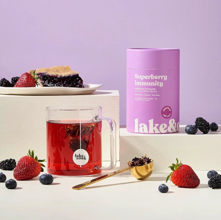 Superfood Tea Bag Canisters by Live & Oak
