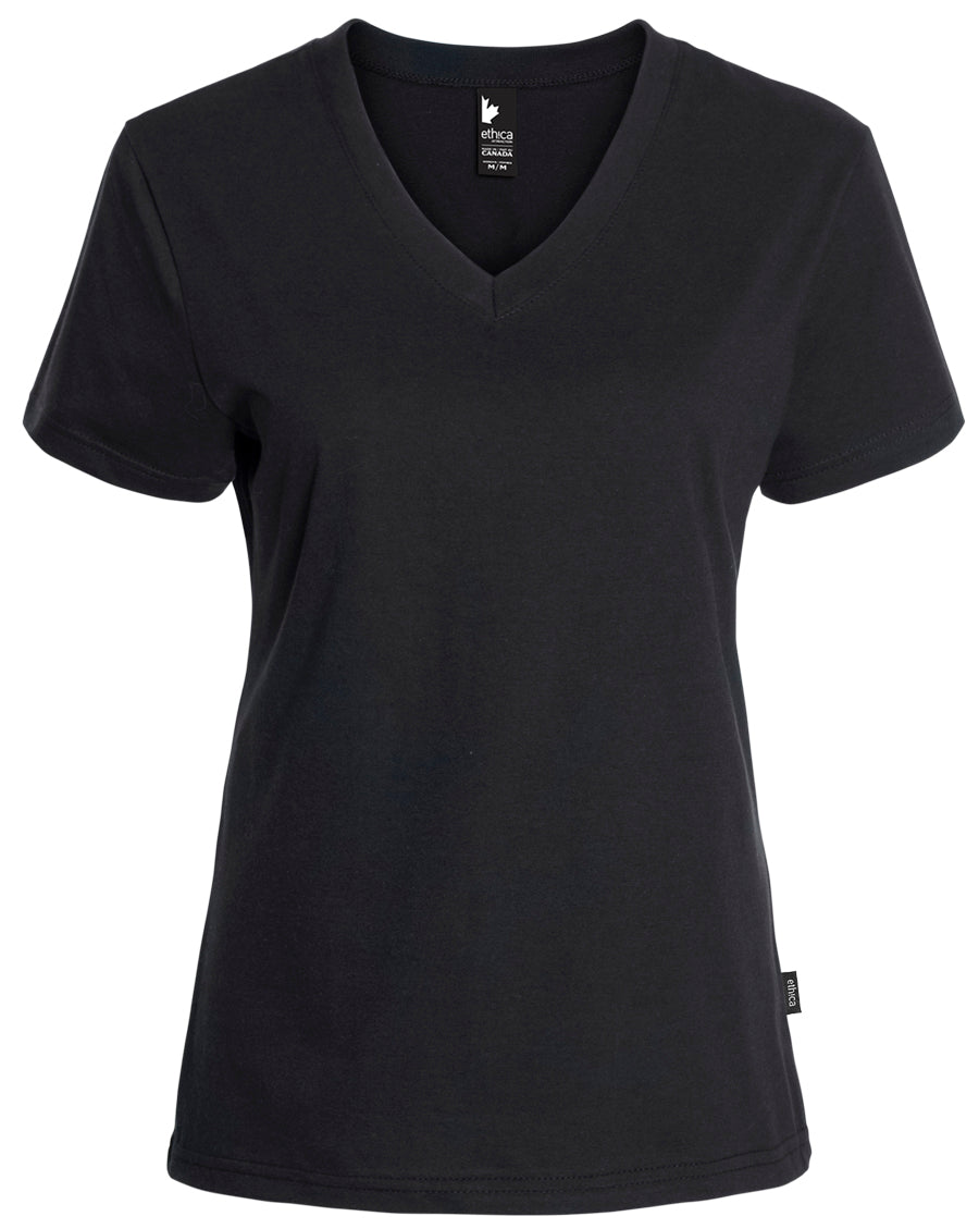 Women's V-neck t-shirt - Made in Canada