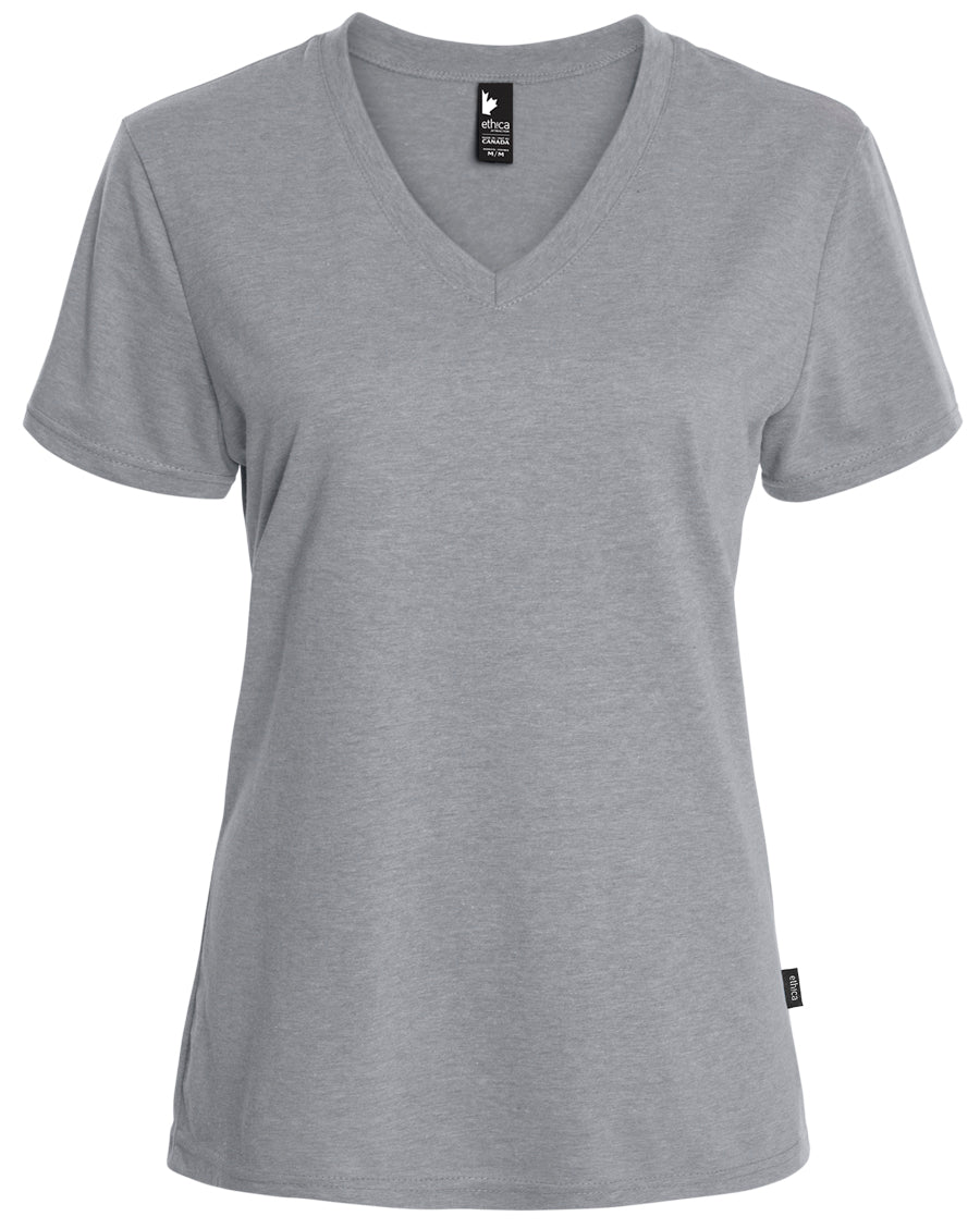 Women's V-neck t-shirt - Made in Canada
