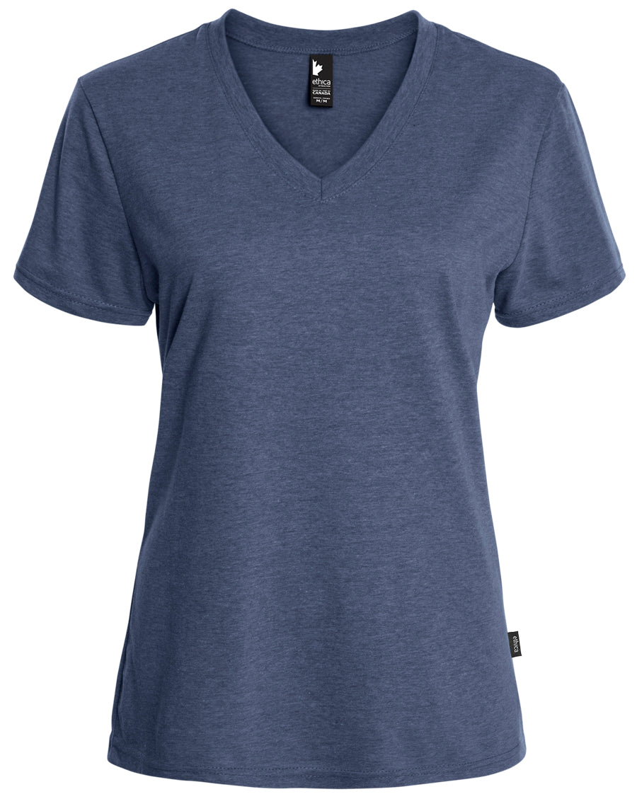 Women's V-neck t-shirt - Made in Canada