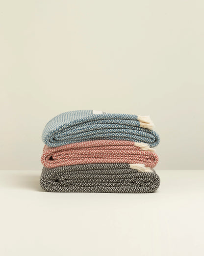 Stone Washed Cotton Throw Blanket
