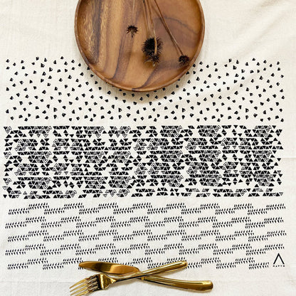 Hand Printed Organic Tea Towel - 20x24