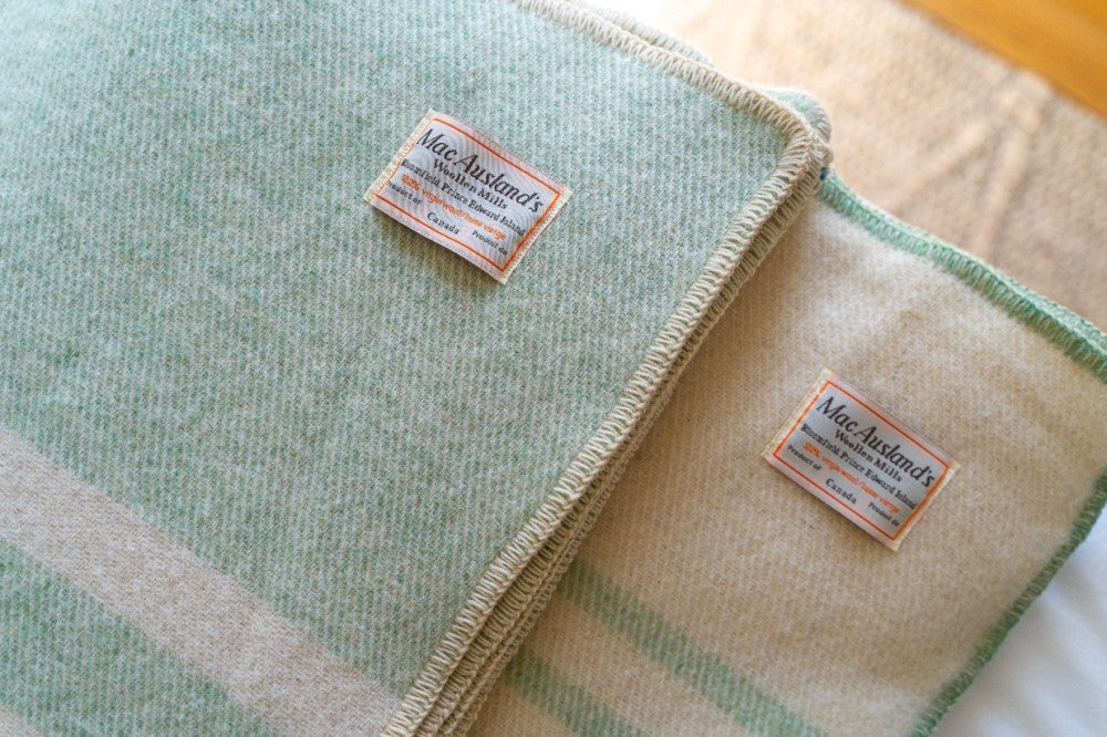 All-Canadian Striped Throw Blanket