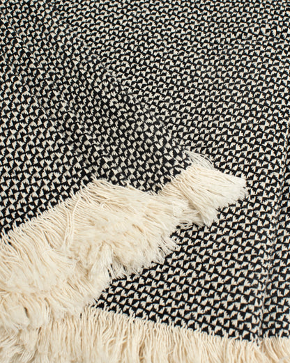 Stone Washed Cotton Throw Blanket