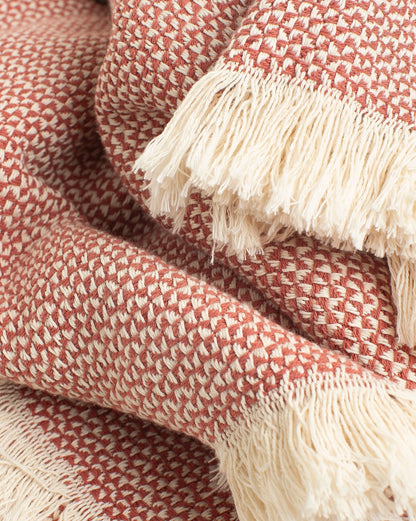 Stone Washed Cotton Throw Blanket